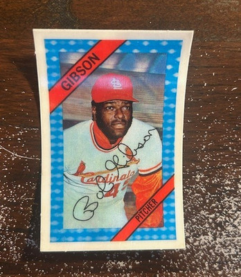 1972 Kellogg's 3-D Super Stars - Bob Gibson #26 