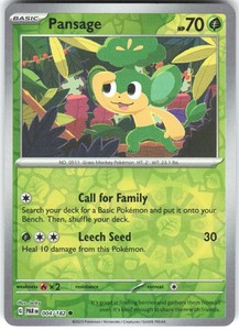 Pansage 004/182 Paradox Rift Reverse Holo