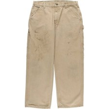 Vintage 2000'S Carhartt Dungaree Fit Duck Painter Pants Men's Size W35