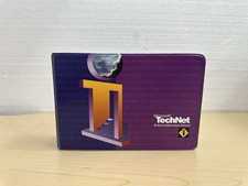 Vintage Microsoft Technet Purple 8 x5.5 x2 Binder w/ 6 Cds 9 Cds Sleeves