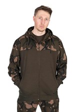 Fox LW Khaki/Camo Split Zip Hoody Pullover Hoodie Kapuzenpullover - Alle Größen