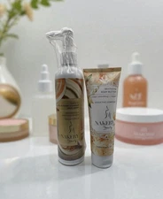 2 pc lot Nakery Beauty Set SkinToning Body Butter+Oil To Foam Cleanser