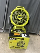 RYOBI PCL811B 9.8 inch Misting Cannon Fan - Green USED
