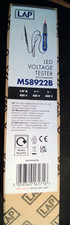 LAP LED Voltage Tester MS8922B. Auto-Ranging. CAT III 400V. Two pole. AC/DC. New