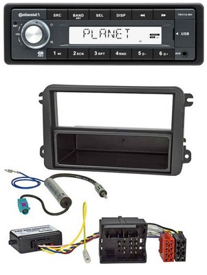 Continental USB MP3 CAN Bus 1DIN Car Stereo for VW Golf V VI Touran Passat 3C Cad