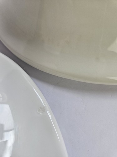 Vintage Large Pottery Barn Peas Theme Made In Italy Serving Bowl 10" - Picture 10 of 12