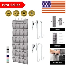 Versatile Over the Door Organizer for Shoes & Accessories - 24 Pockets
