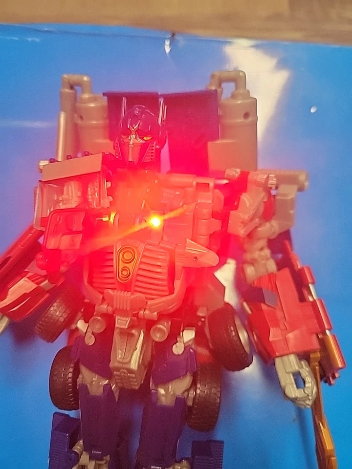  Tested working incomp Revenge Fallen Leader Class Optimus Prime Transformers  - Image 2 of 4