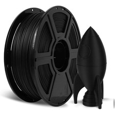 FLASHFORGE Carbon Fiber PETG Filament 1.75mm Black, Reinforced 3D Black