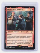 Avalanche of Sector 7 Magic the Gathering Commander: FINAL FANTASY #53 Rare
