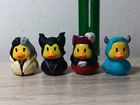 *CHARITY* 1.5" MALEFICENT HOOK CRUELLA SULLEY Rubber MINI Duck Disney