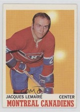 1970-71 Topps Jacques Lemaire #57 HOF wy5