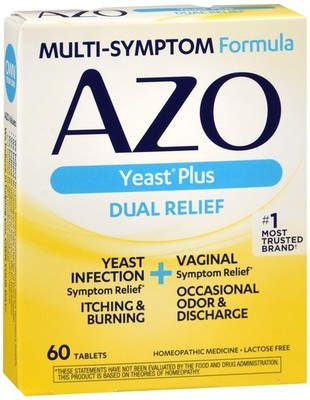 AZO YEAST TABLET 60CT