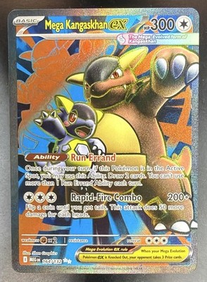 2025 Pokemon Mega Evolution Mega Kangaskhan ex #164/132 Ultra Rare Holo