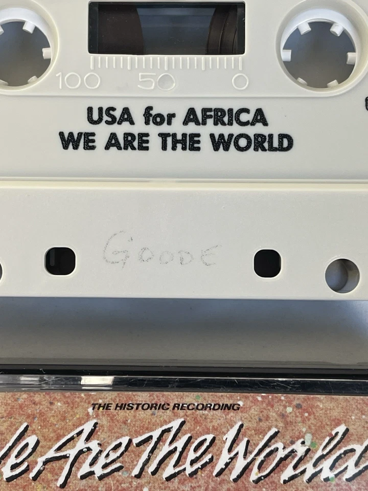 We Are The World USA for Africa Cassette Tape 1985 PRINCE CHICAGO SPRINGSTEIN - Image 4 of 4