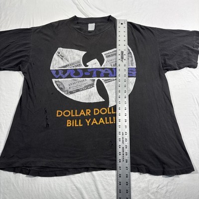 Vintage 90s Bootleg Wu Tang Clan Rap Tee XL Method Man Ol Dirty