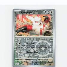Zangoose 147/198 Uncommon Scarlet & Violet Pokemon Reverse Holo Near Mint