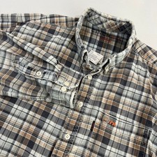 Cinch WRX FR Work Shirt Plaid Flame Resistant Rugged Workwear HRC-2 Mens XXL