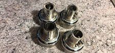 Lot of 4 Bridgeport MCH-200 2" Stainless Steel Grounding Hubs (Raintight) - NEW