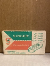 Singer Sewing Machine Templates Buttonholers; 160506,0160743, 489500 and 489510