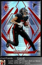 Drake London 2024 Panini Phoenix Hyper #52 Atlanta Falcons