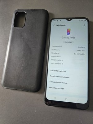 Samsung Galaxy A03s SM-A037G/DSN - 32GB - Schwarz (Ohne Simlock) (Dual-SIM)