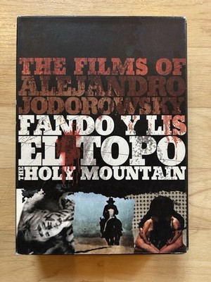 The Films of Alejandro Jodorowsky Box Set Dvd Anchor Bay 4 Dvds + 2 Soundtracks