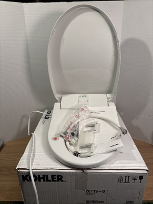 #ad #ad Enlongated Kohler C3 325 28119 0 Plugin Bidet Toilet Seat Heated “No Remote” $149.99