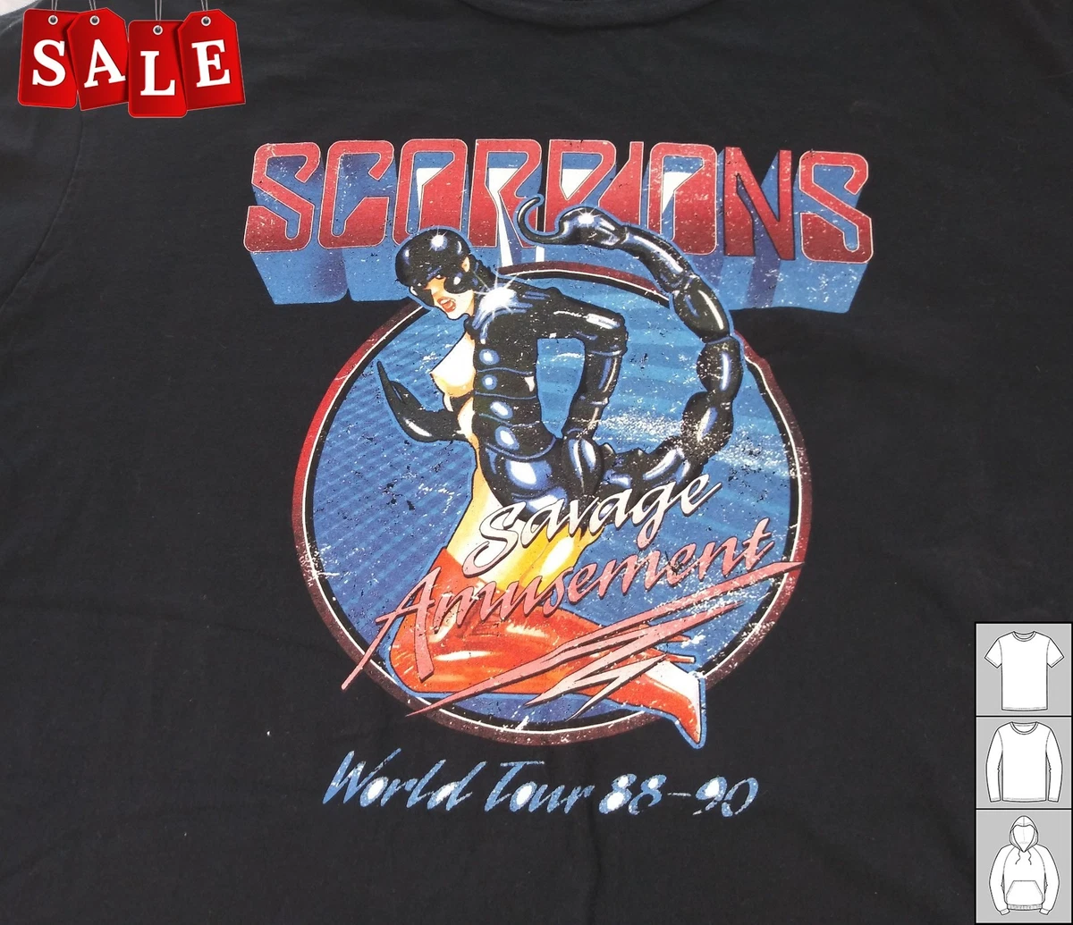古着バンドTシャツ ロックT SCORPIONS 90-91TOUR Lサイズ 90's