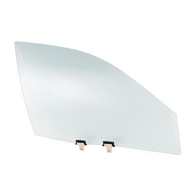For Kia Optima 2001-2006 Door Glass Front, Passenger Side | Green Tint With Clip