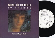 Mike Oldfield Rare OZ Promo PS 45 To France NM ’84 Virgin Maggie Reilly Art Rock