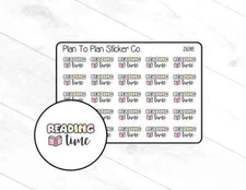 2698~~Reading Time Planner Stickers.