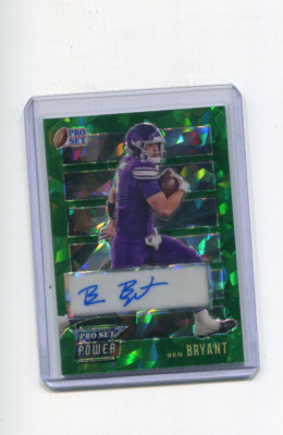 2024 Leaf Pro Set Metal Power Autograph Green Crystal Ben Bryant Rookie Auto 3/3