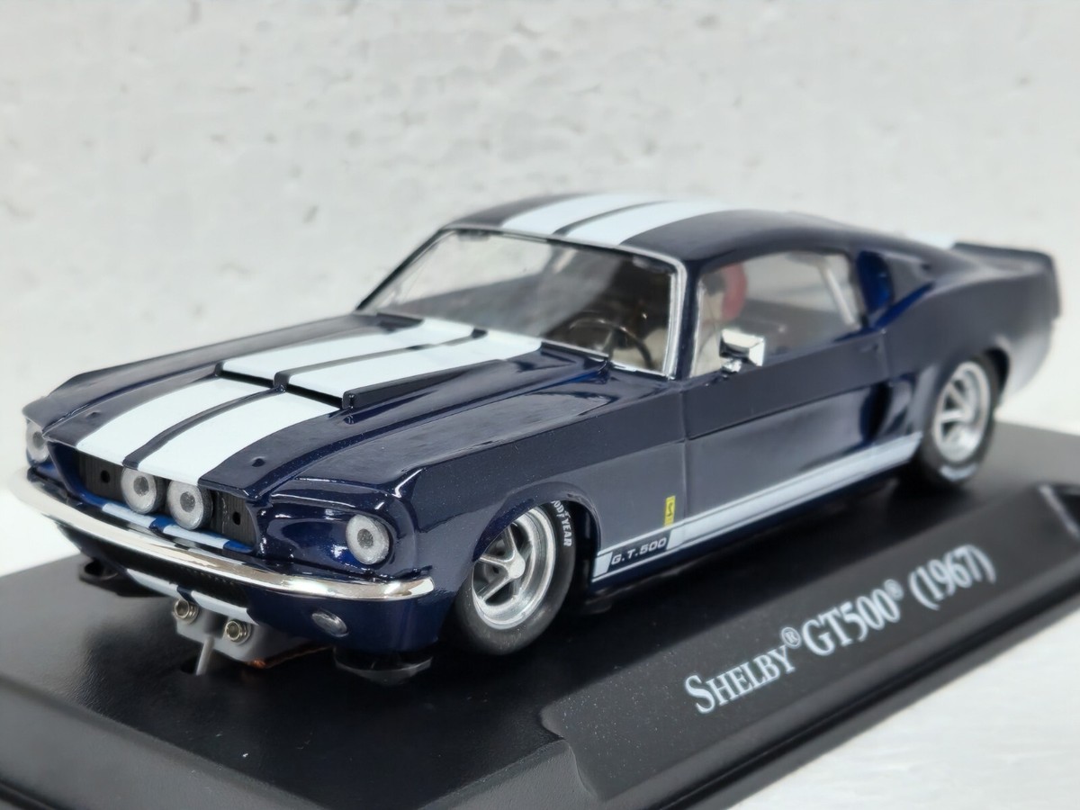 昭和レトロ THUNDERS ローラースケート Mustang 箱付き Thunder Slot LEMU507S/W Shelby Mustang G.T. 500 Dark Blue 1:32