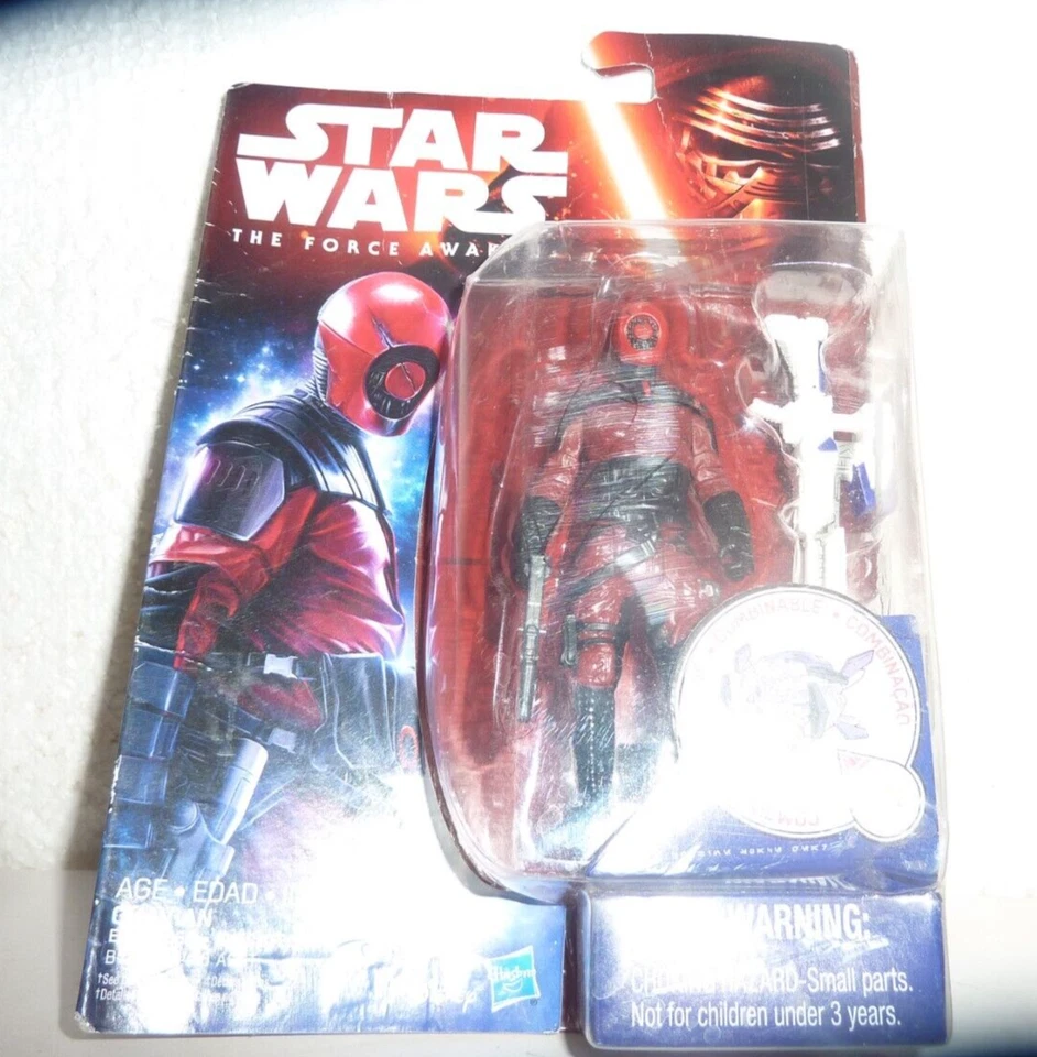 Figura de acción Star Wars Force Awakens 2015 Guavian Enforcer Combine 3,75" S18 Foto 2 de 3