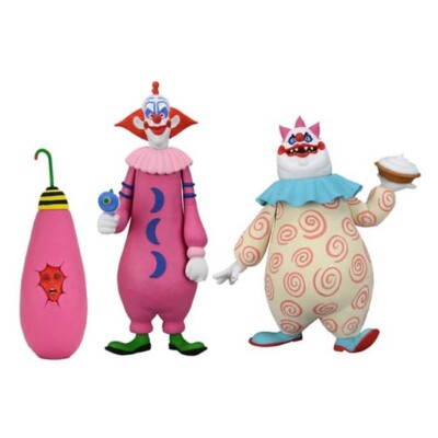 NECA Killer Klowns from Outer Space Toony Terrors Slim & Chubby 6'' Scale 2 Pack