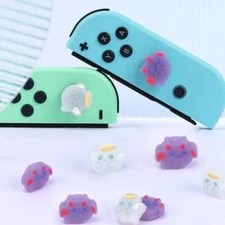 Ghost Thumbstick Grip Cap Soft Protective Cover For Nintendo Switch NS Oled Lite