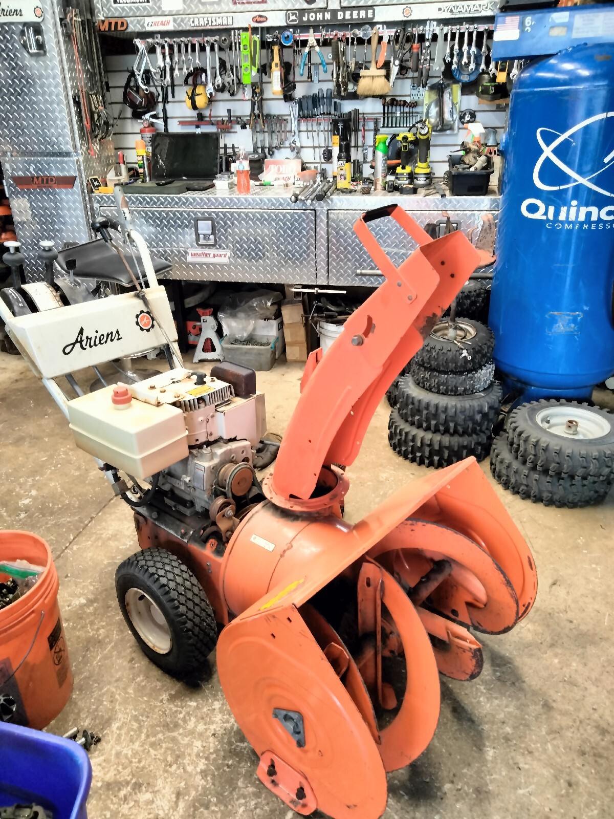 John Deere 826 Ariens ST824 Snowblower 25" Tall Chute Mod Project *NO