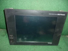 MITSUBISHI GOT1000 CONTROL PANEL GT1572-VNBA w/ GT15-OBUS INTERFACE UNIT