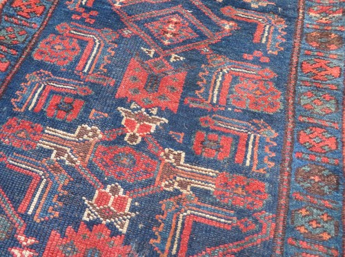 ANTIQUE KURDISH NARROW RUNNER. LONG RUG. NORTH WEST PERSIIA. 275CM X 76CM. - 第 15/22 張圖片