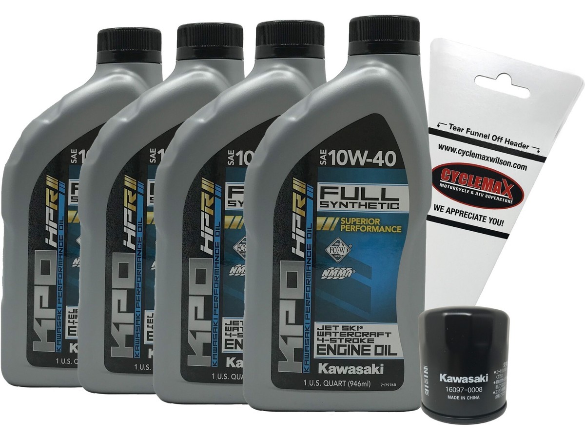 スキー natur Cyclemax 2004-2010 Genuine OEM Kawasaki STX 15F Jet Ski Oil