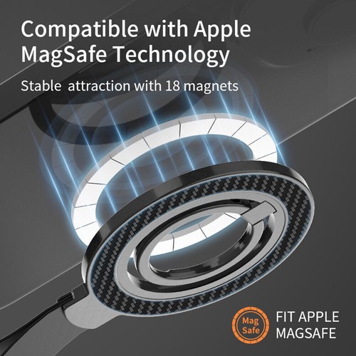 Universal Alloy Metal Magnetic Finger Grip Ring Kickstand Phone Holder Stand - 第 8/22 張圖片