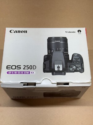 Canon EOS 250D 24.1 MP Digital SLR Camera - Black (Kit with 18-55mm F/3.5-5.6...