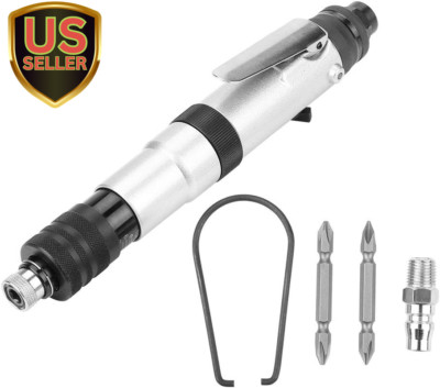 Screwdriver, KP-834C 1/4''1000Rpm Air Straight Pneumatic Screwdriver Mini Hand...