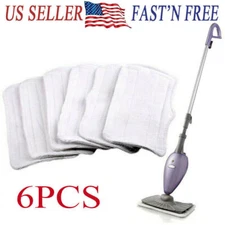 6 PCS Microfiber Replacement Pads For Shark Steam Mop S3251 S3202 XT3010