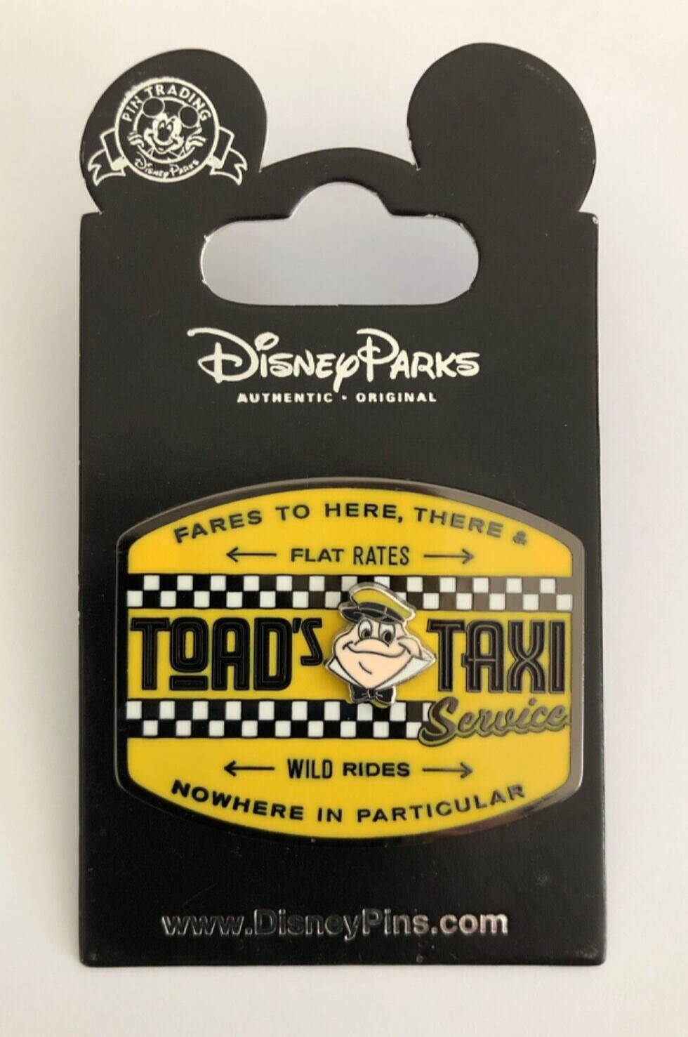 Disney Parks Toad’s Taxi Service Pin NWT B1-25