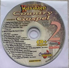 COUNTRY KARAOKE CDG CHARTBUSTER GOSPEL FAVORITES ESP499-05 CD+G MUSIC SONGS