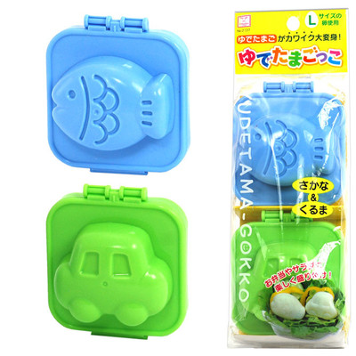 bento box fish eggs Japanese Boiled Egg Mold CAR and FISH Bento Box Lunch Accessories Made in  Japan