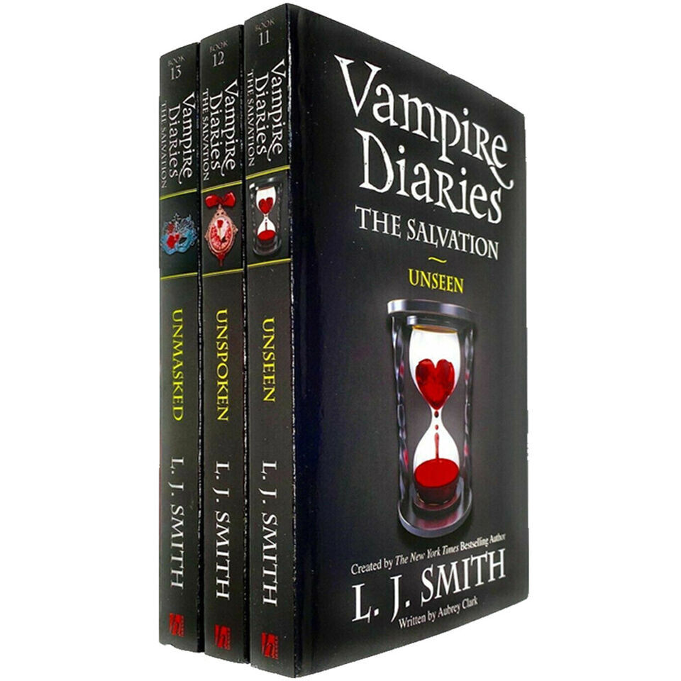 Vampire Diaries The Salvation Collection Books 11-13 Set by L. J. Smith Unmasked
