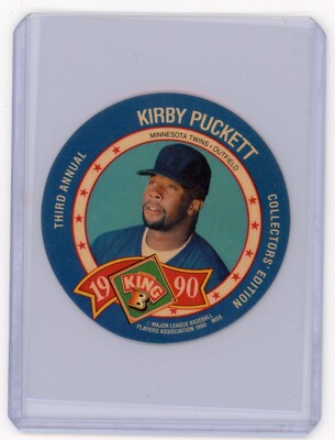 1990 King-B Baseball Disc #21 Kirby Puckett Twins